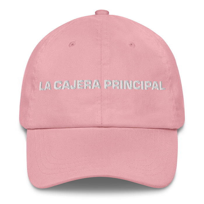 La Cajera Principal The Head Cashier Mexican Spanish Pride Gift Regalo Dad Hat