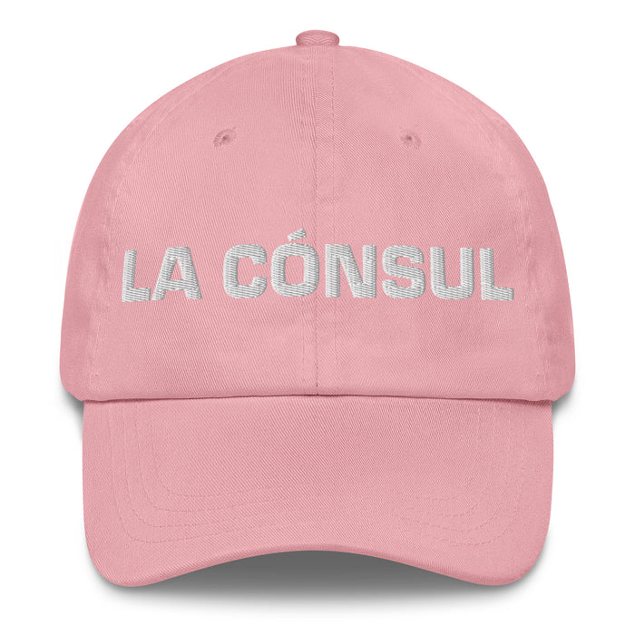 La Cónsul The Consul Mexican Spanish Pride Gift Regalo Dad Hat