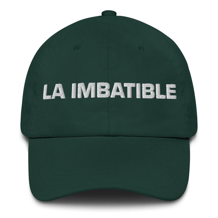 La Imbatible The Unbeatable Mexican Spanish Pride Gift Regalo Dad Hat - Mexicada