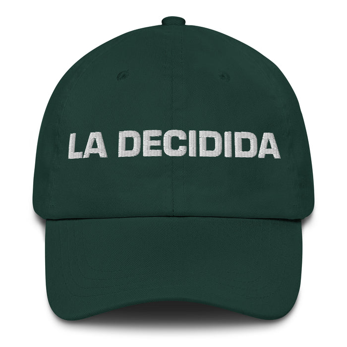 La Decidida The Decisive One Mexican Spanish Pride Gift Regalo Dad Hat - Mexicada