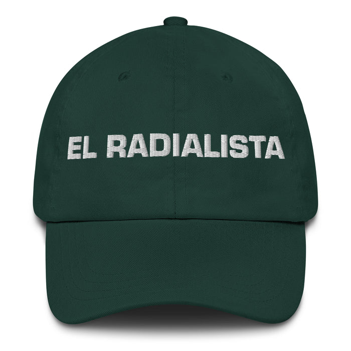 El Radialista The Radio Broadcaster Mexican Spanish Pride Gift Regalo Dad Hat - Mexicada