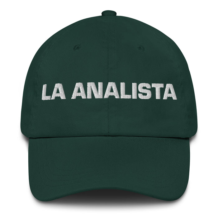 La Analista The Analyst Mexican Spanish Pride Gift Regalo Dad Hat - Mexicada