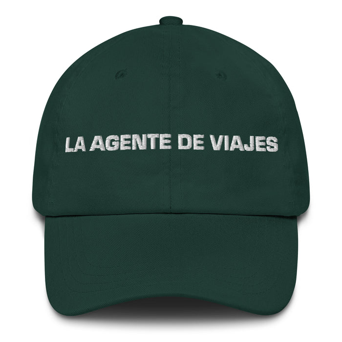 La Agente De Viajes The Travel Agent Mexican Spanish Pride Gift Regalo Dad Hat - Mexicada