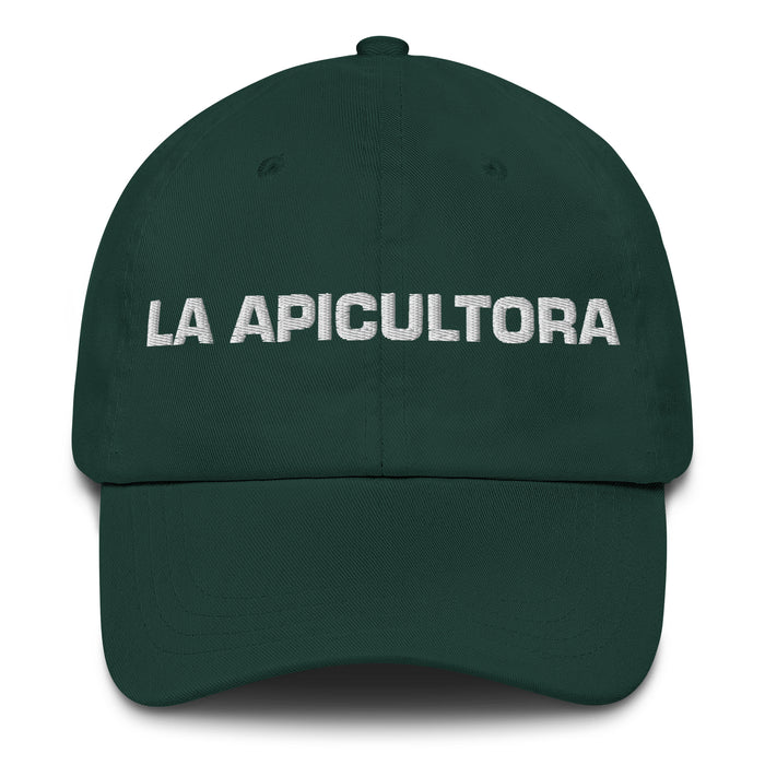 La Apicultora The Beekeeper Mexican Spanish Pride Gift Regalo Dad Hat - Mexicada