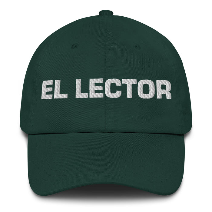 El Lector The Bookworm Mexican Spanish Pride Gift Regalo Dad Hat - Mexicada