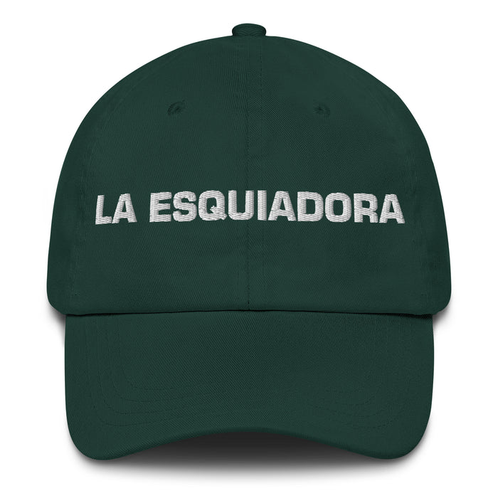 La Esquiadora The Skier Mexican Spanish Pride Gift Regalo Dad Hat