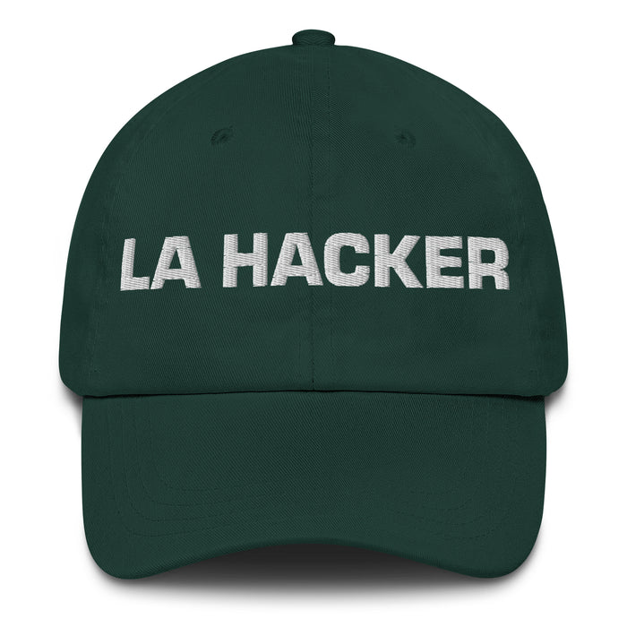 La Hacker The Hacker Mexican Spanish Pride Gift Regalo Dad Hat