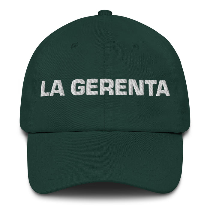 La Gerenta The Manager Mexican Spanish Pride Gift Regalo Dad Hat