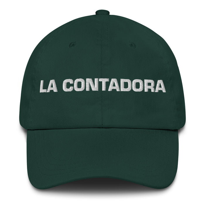 La Contadora The Accountant Mexican Spanish Pride Gift Regalo Dad Hat