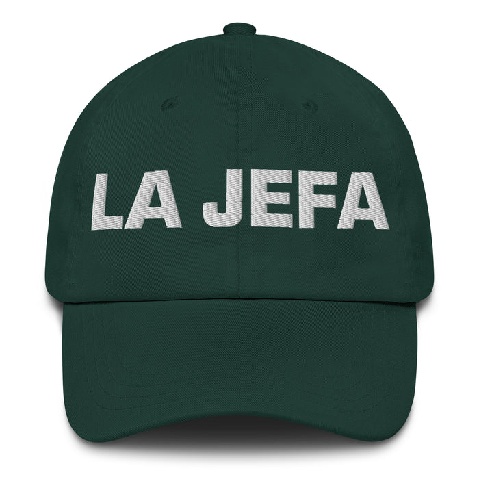 La Jefa The Chief / Boss Mexican Spanish Pride Gift Regalo Dad Hat