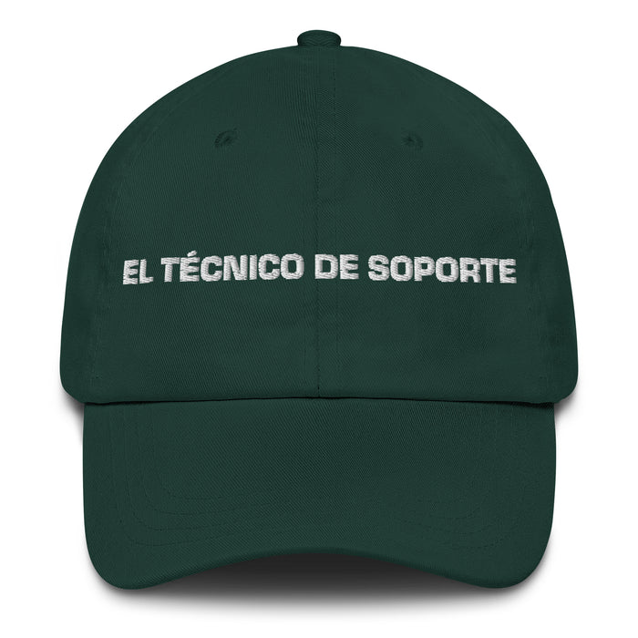 El Técnico De Soporte The Support Technician Mexican Spanish Pride Gift Regalo Dad Hat