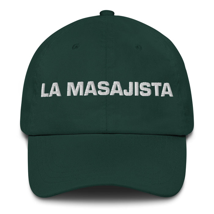 La Masajista The Masseuse Mexican Spanish Pride Gift Regalo Dad Hat