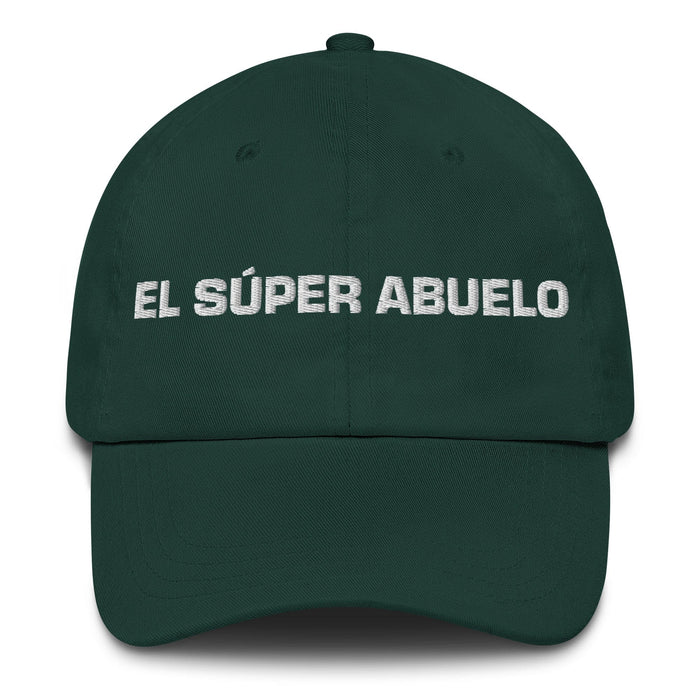 El Súper Abuelo Die Super-Oma / Der Super-Opa Mexikanisches Spanisches Stolz-Geschenk Regalo Dad Hat