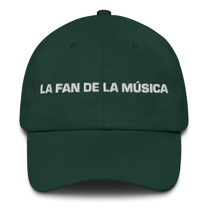 La Fan De La Música The Music Fan Mexican Spanish Pride Gift Regalo Dad Hat