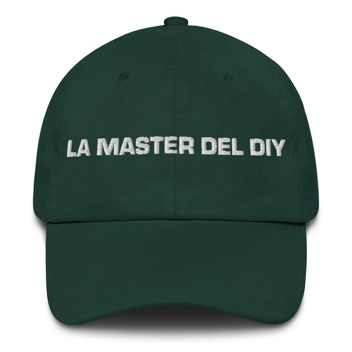 La Master Del Diy The Diy Master Mexican Spanish Pride Gift Regalo Dad Hat