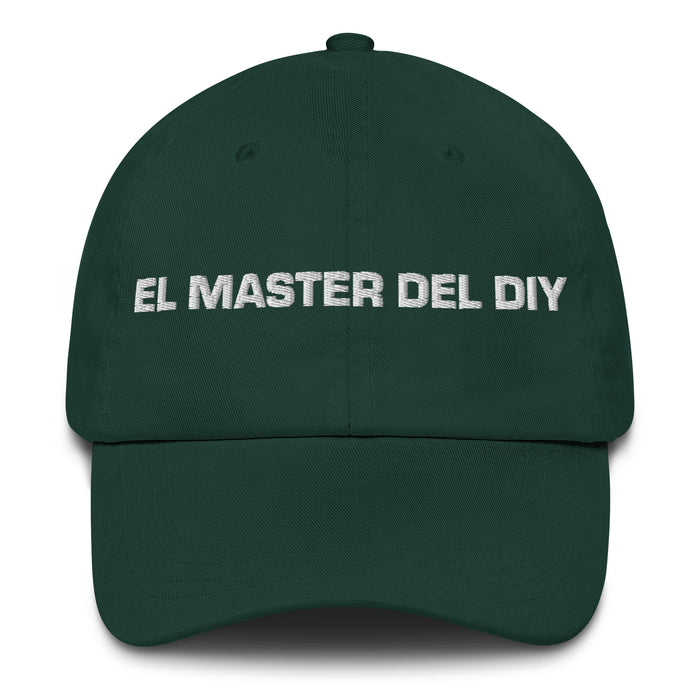 El Master Del Diy The Diy Master Mexican Spanish Pride Gift Regalo Dad Hat