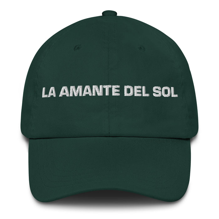 La Amante Del Sol The Sun Lover Mexican Spanish Pride Gift Regalo Dad Hat