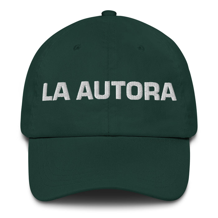 La Autora The Author Mexican Spanish Pride Gift Regalo Dad Hat