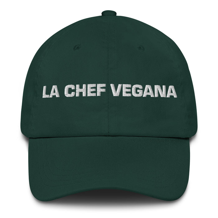 La Chef Vegana The Vegan Chef Mexican Spanish Pride Gift Regalo Dad Hat