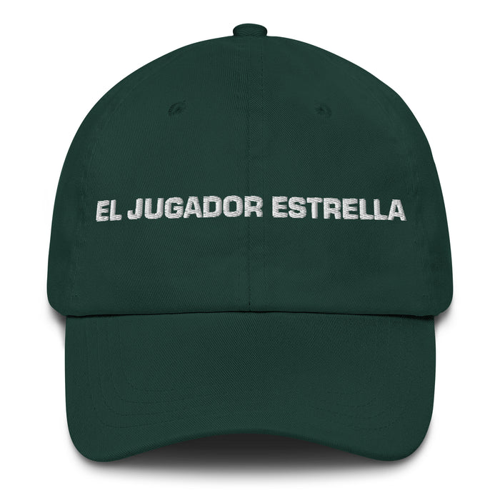 El Jugador Estrella The Star Player Mexican Spanish Pride Gift Regalo Dad Hat