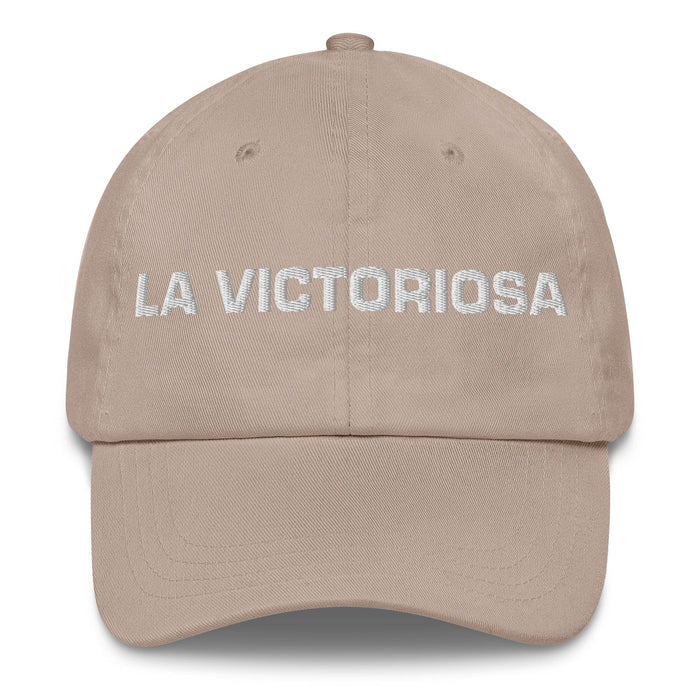 La Victoriosa The Victorious One Mexican Spanish Pride Gift Regalo Dad Hat - Mexicada