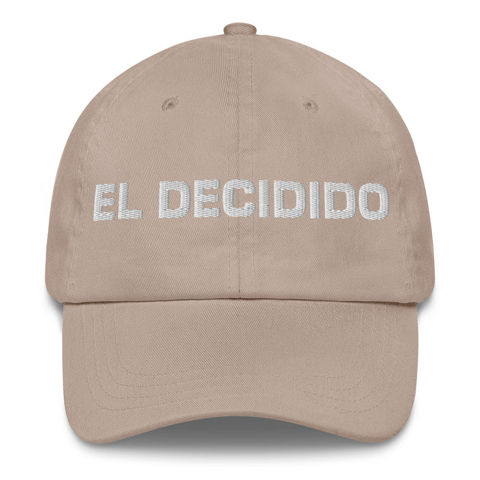 El Decidido The Decisive One Mexican Spanish Pride Gift Regalo Dad Hat - Mexicada