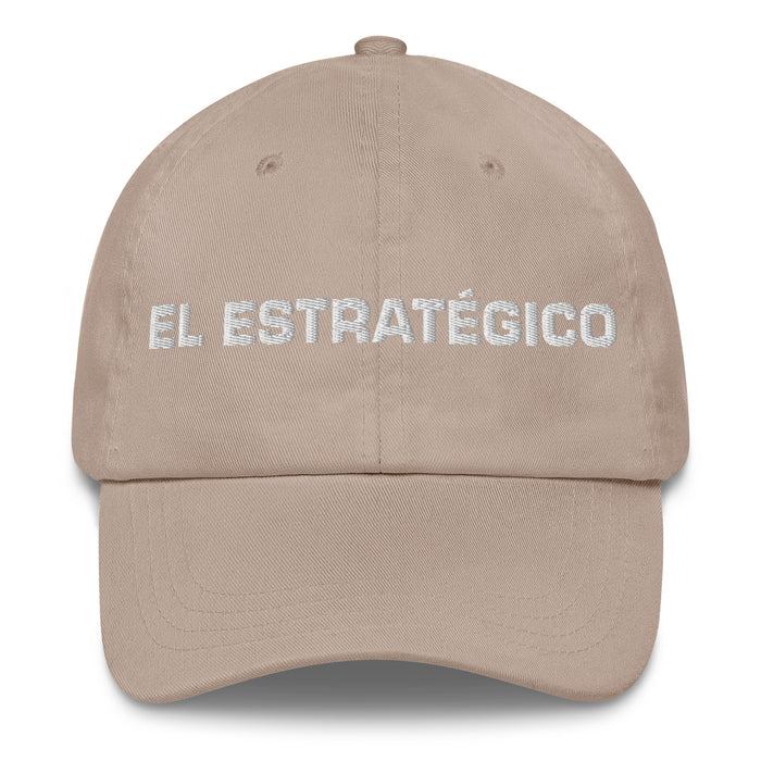 El Estratégico The Strategic One Mexican Spanish Pride Gift Regalo Dad Hat - Mexicada