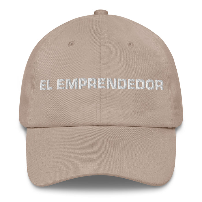 El Emprendedor The Entrepreneur Mexican Spanish Pride Gift Regalo Dad Hat - Mexicada