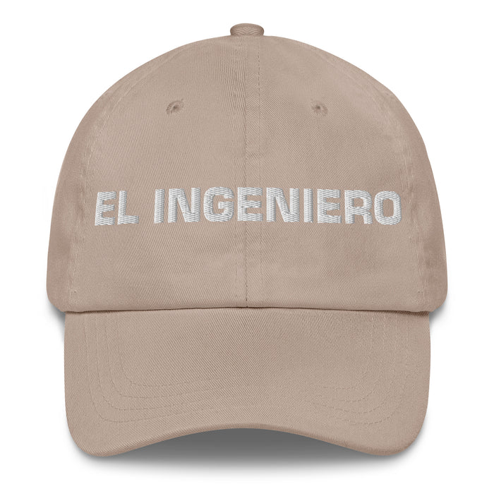 El Ingeniero The Engineer Mexican Spanish Pride Gift Regalo Dad Hat - Mexicada