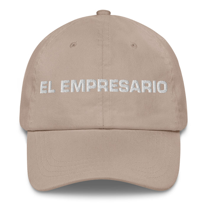 El Empresario The Entrepreneur Mexican Spanish Pride Gift Regalo Dad Hat - Mexicada