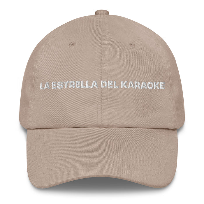 La Estrella Del Karaoke The Karaoke Star Mexican Spanish Pride Gift Regalo Dad Hat