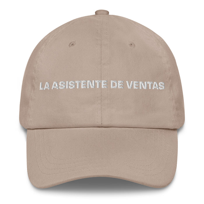 La Asistente De Ventas The Sales Assistant Mexican Spanish Pride Gift Regalo Dad Hat