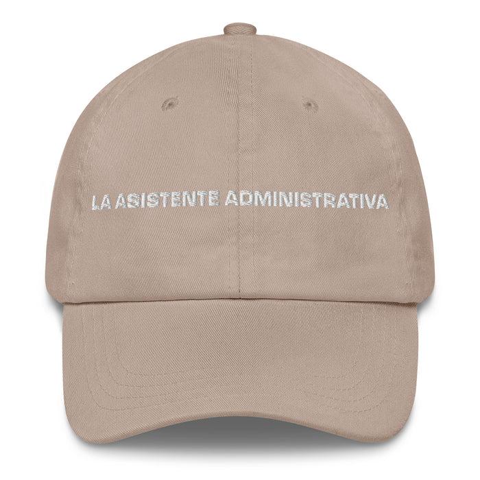 La Asistente Administrativa The Administrative Assistant Mexican Spanish Pride Gift Regalo Dad Hat