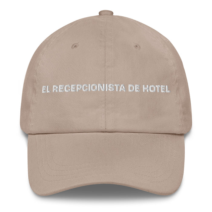 El Recepcionista De Hotel The Hotel Receptionist Mexican Spanish Pride Gift Regalo Dad Hat