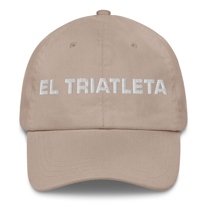 El Triatleta The Triathlete Mexican Spanish Pride Gift Regalo Dad Hat