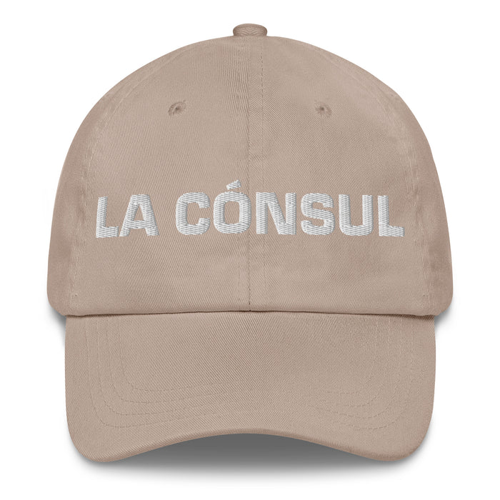 La Cónsul The Consul Mexican Spanish Pride Gift Regalo Dad Hat