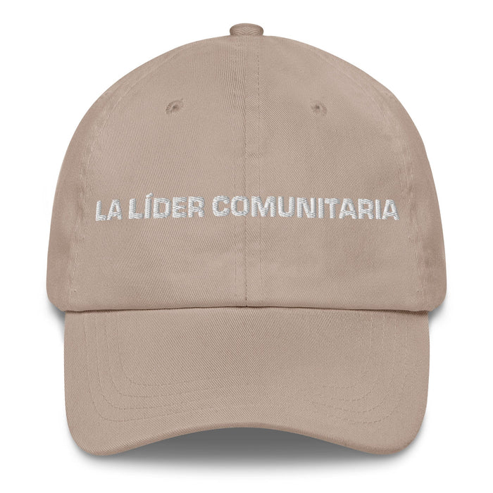 La Líder Comunitaria The Community Leader Mexican Spanish Pride Gift Regalo Dad Hat