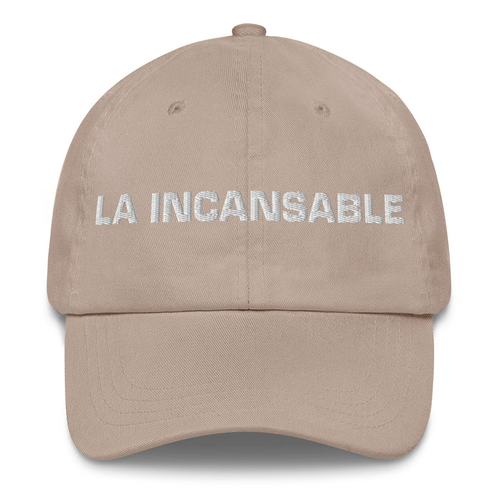 La Incansable The Tireless One Mexican Spanish Pride Gift Regalo Dad Hat