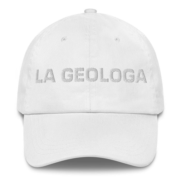 La Geologa The Geologist Mexican Spanish Pride Gift Regalo Dad Hat - Mexicada