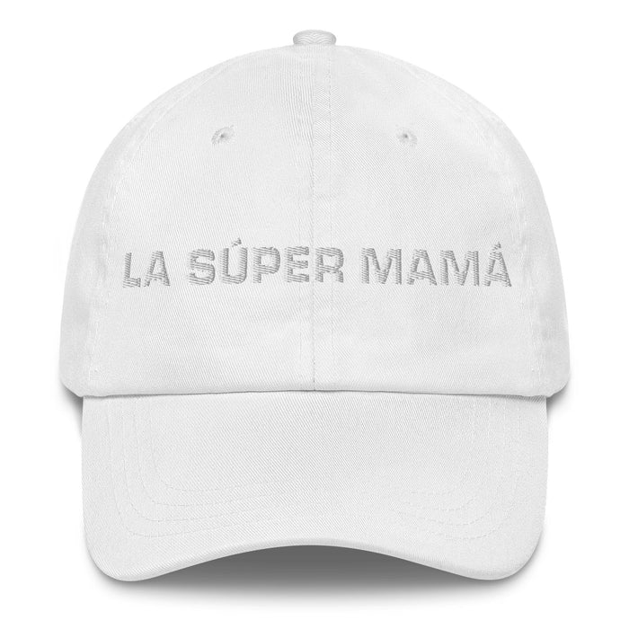 La Súper Mamá Die Super-Mama / Der Super-Papa Mexikanisch-Spanisch-Stolz-Geschenk Regalo Papa-Mütze