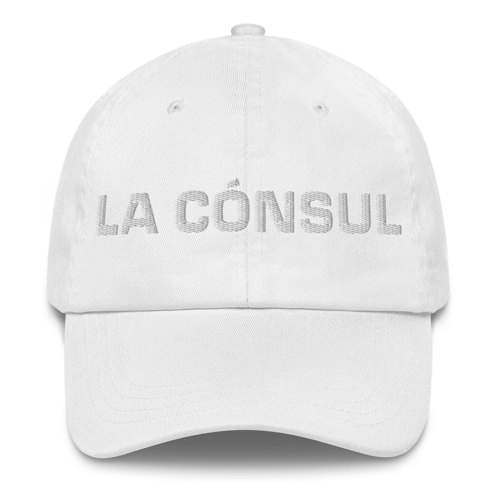 La Cónsul The Consul Mexican Spanish Pride Gift Regalo Dad Hat