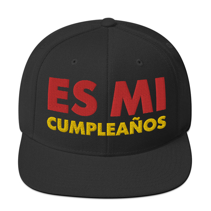 Gorra Snapback bordada con texto "Es mi cumpleaños", divertida para fiestas de cumpleaños