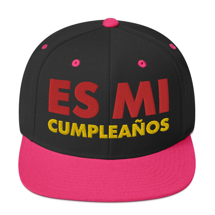 Embroidered Es Mi Cumpleanos It's My Birthday Funny Party Supplies Snapback Hat