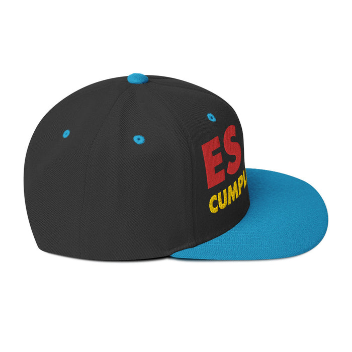 Bestickte Snapback-Mütze mit der Aufschrift „Es Mi Cumpleanos, It's My Birthday“, lustiges Party-Zubehör