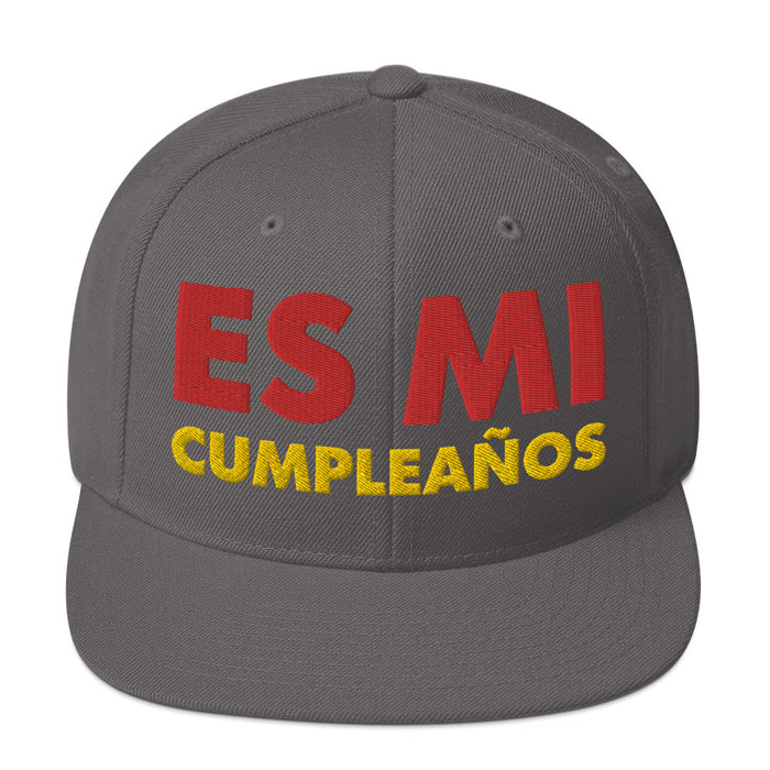 Embroidered Es Mi Cumpleanos It's My Birthday Funny Party Supplies Snapback Hat