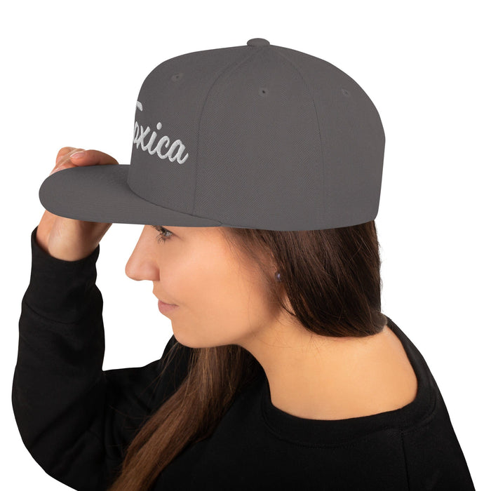 Cappello snapback divertente tossico ricamato La Toxica, gioco del bingo spagnolo messicano