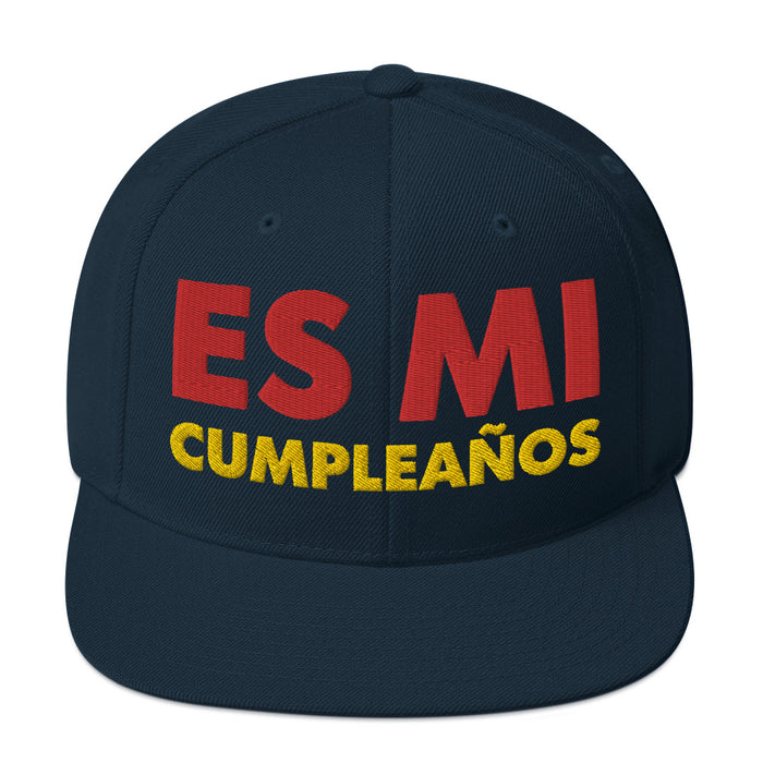 Gorra Snapback bordada con texto "Es mi cumpleaños", divertida para fiestas de cumpleaños