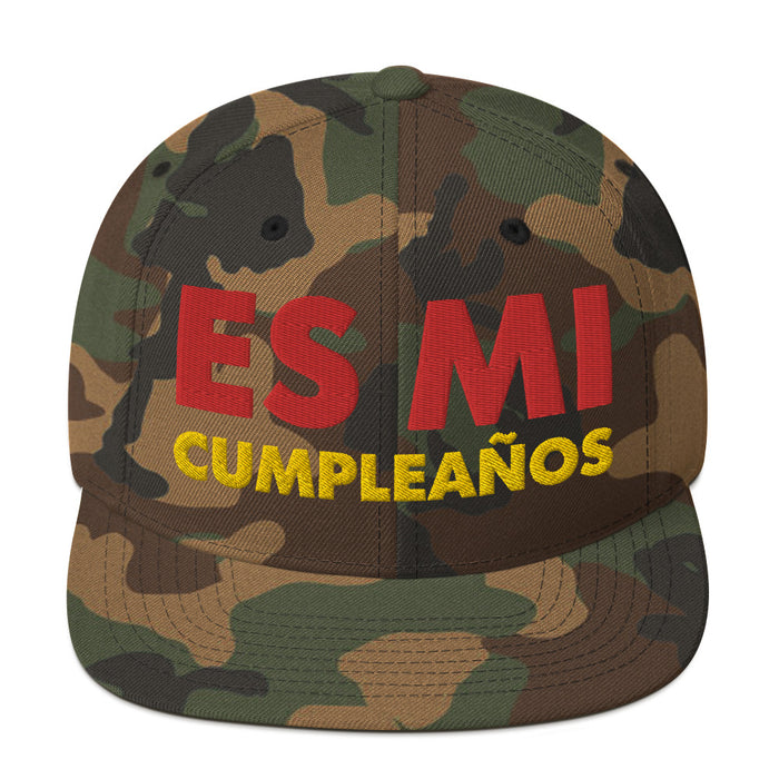 Embroidered Es Mi Cumpleanos It's My Birthday Funny Party Supplies Snapback Hat