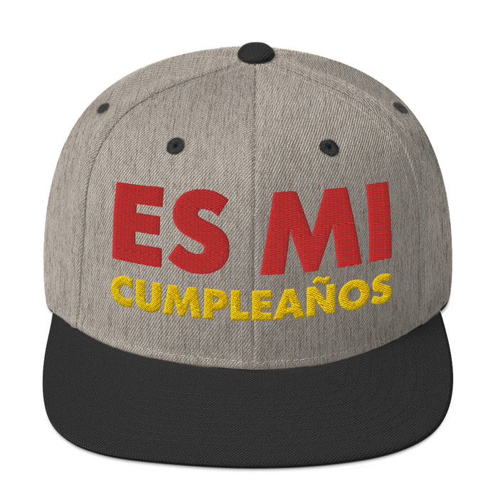 Embroidered Es Mi Cumpleanos It's My Birthday Funny Party Supplies Snapback Hat