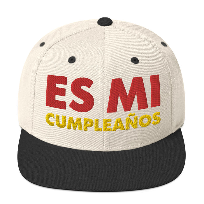 Embroidered Es Mi Cumpleanos It's My Birthday Funny Party Supplies Snapback Hat